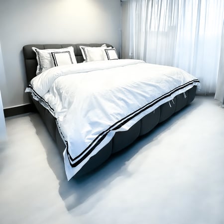 طقم ملكي فندقي فيكتوريا مع حواف 9 قطع