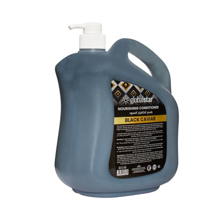 بلسم شعر بالكافيار الأسود من جلوبال ستار  - 4 لتر