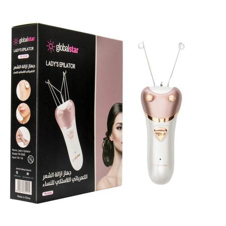 جلوبال ستار | جهاز فتلة | إزالة الشعر | اللاسكي بالخيط للنساء | TR-9300