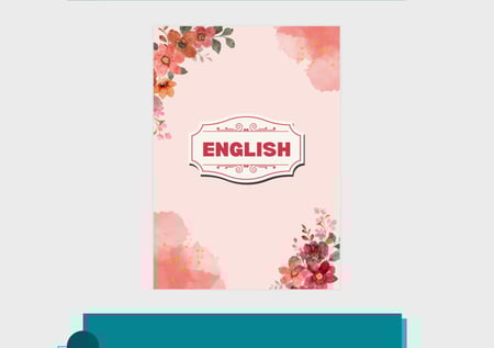 ملف إنجاز للطالبات بورود حمراء