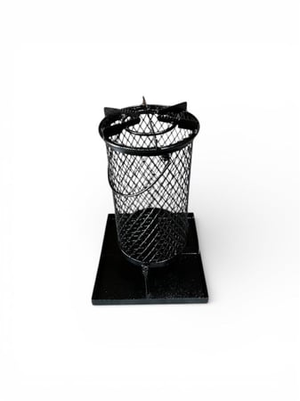 دفاية فحم مع صحن وجراب مقاس 25*20سم