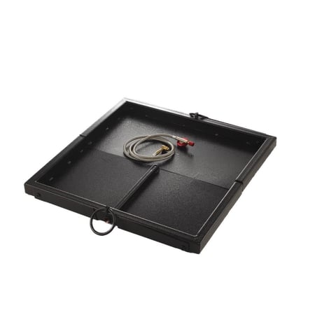 منقل نار صفط 4 ارجل 45*45*17 مع لي وجراب