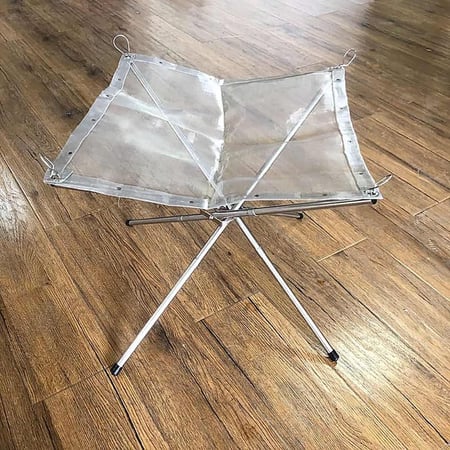 منقل البيئة استيل قابل للسفط مع جراب