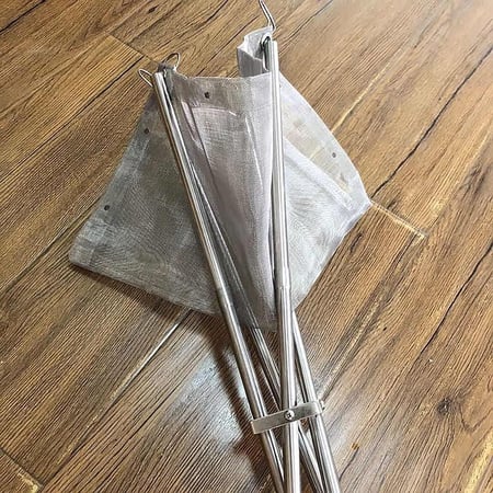 منقل البيئة استيل قابل للسفط مع جراب