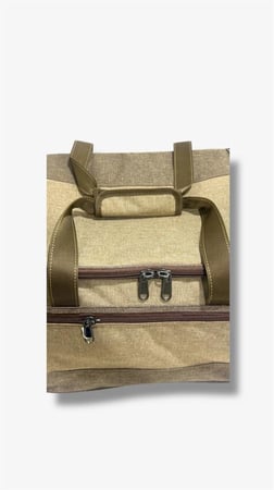 شنطة الرحالة لون خشبي عدة مقاسات