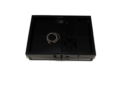 منقل نار صفط باربعة ارجل المطور مع لي وجراب