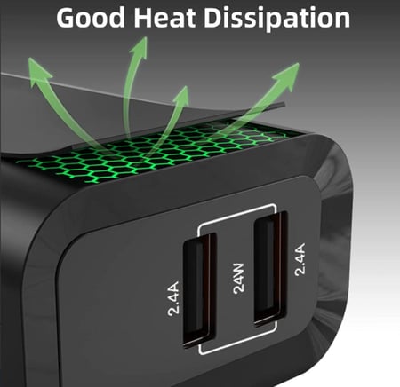 شاحن جداري -USB (24 واط) - Phone Planet