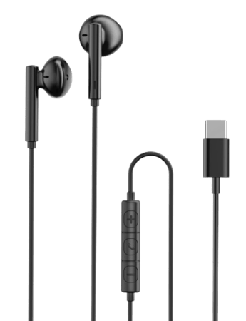 سماعة راف باور تايب سي - اسود