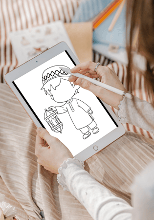 رسومات رمضانية للأطفال