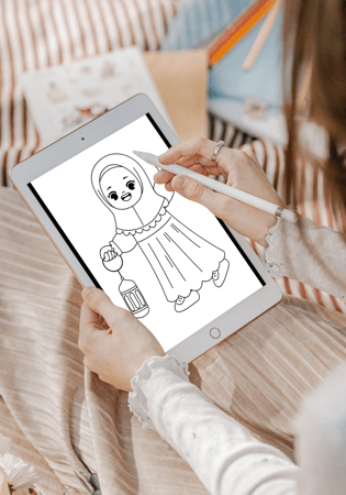 رسومات رمضانية للأطفال