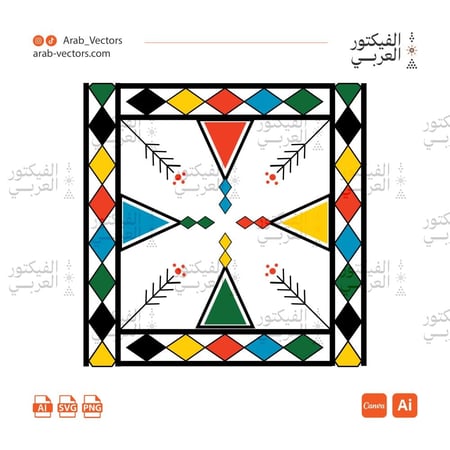 تصميم فيكتور القط العسيري متوفرة ببرنامج الستريتور و كانفا