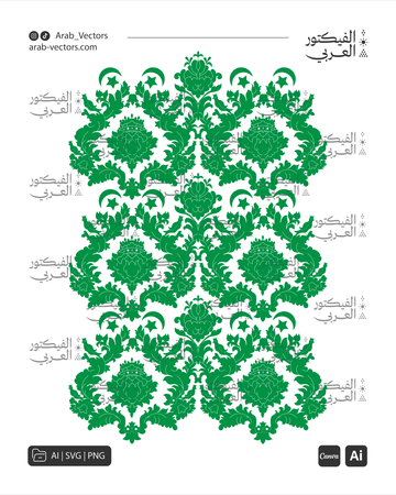 تصميم فيكتور قماش ابو طير متوفر على الستريتور وكانفا