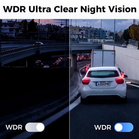 داش كام 4 كاميرات M660 تصوير أمامي وخلفي وجانبي من ازدوم