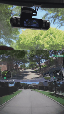 داش كام بوتسلاب G980H كاميرا أمامية بدقة 3K وكاميرتين داخلية وكاميرا خلفية بدقة 1920×1080P مع ذاكرة 128GB