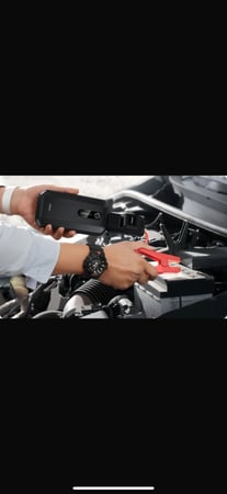 بيسوس شاحن بطارية سيارة تشغيل فوري بسعة 1000 امبير اسود - BS-CH001