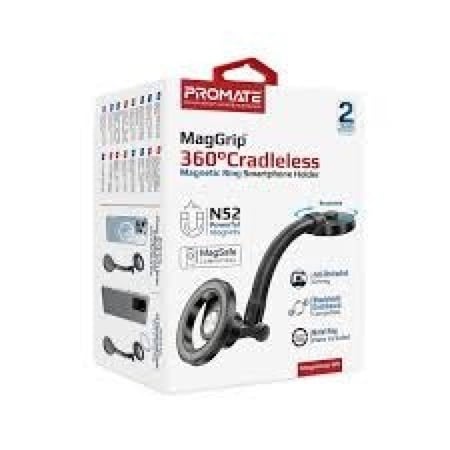 تجربة قيادة أكثر أمانًا وراحة مع حامل الجوال MagHoop-GN يتوافق مع تقنية ماج سيف المغناطيسية ويوفر زاوية دوران 360 درجة مع تصميم مرن وحلقة معدنية مغناطيسية، استمتع بتثبيت آمن ومضاد للانزلاق لهاتفك الذكي في كل رحلة Promate-MagHoop-GN