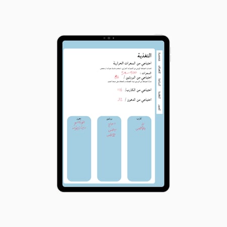 منظم صحتي ازرق