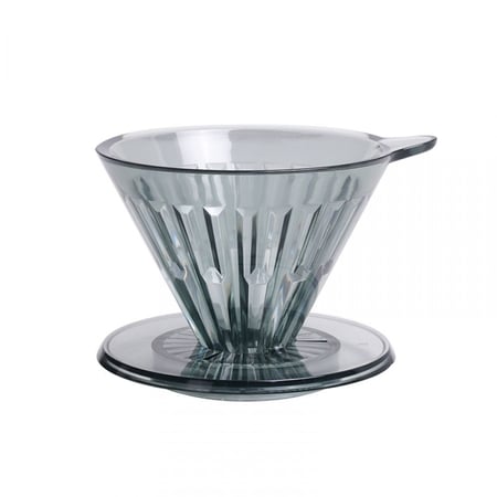 قمع ترشيح بلاستيكي كريستال  مقاس 01 من تايمور - أسود