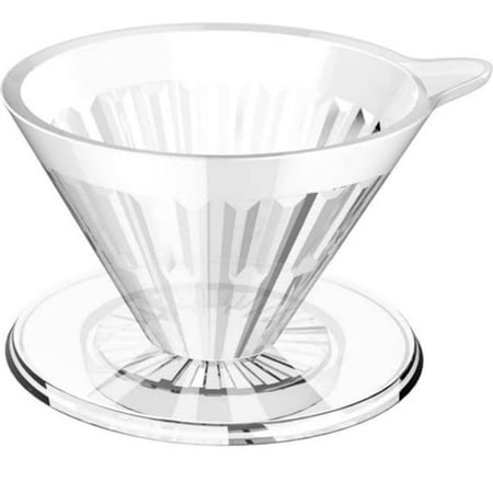 قمع ترشيح بلاستيكي كريستال مقاس 01 من تايمور - شفاف