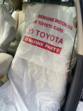 طقم اكياس مقاعد صيانة تويوتا ابيض