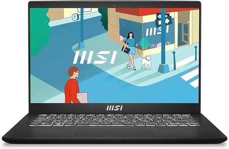 لاب توب msi  14 بوصة , انتيل كور اي 5 الجيل 12 ,8 جيجا رام , 512 اس اس دي , ويندز 11