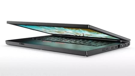 لينوفو - لابتوب ثينك باد L470 بشاشة 14 بوصة ومعالج إنتل كور i5 جيل سادس ذاكرة رام 8GB ,محرك أقراص SSD بسعة 256 جيجابايت / بطاقة رسومات إنتل بدقة فائقة الوضوح وسعة 5500 ميجابايت ( مستخدم) أسود