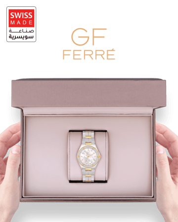 جي اف فيرري نسائية صناعة سويسرية GF8070L