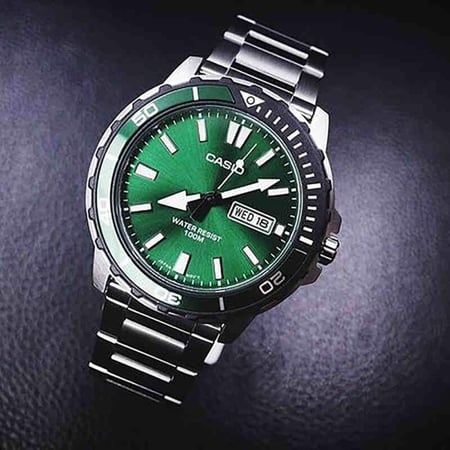 ساعة كاسيو MTD-125D-3AV ستاند