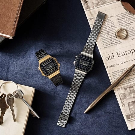 ساعة كاسيو كلاسيكي A168WGG-1B