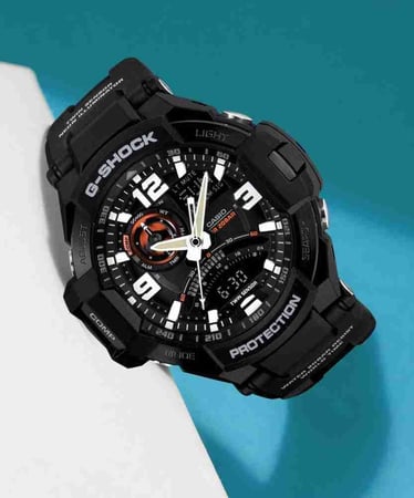 ساعة جي شوك كاسيو رجالي G-SHOCK GRAVITYMASTER Watch GA-1000-1ADR