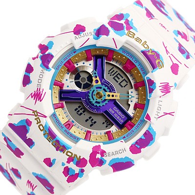 ساعة بيبي جي BA-110FL-7ADR