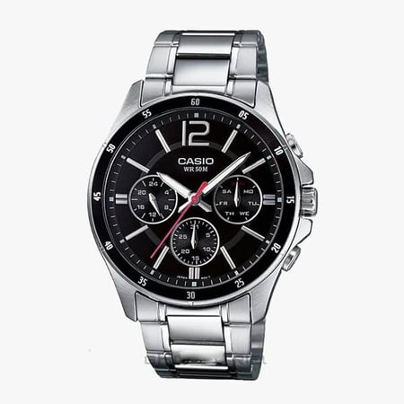 ساعة كاسيو رجالي سبورت CASIO Multi Hands Men Formal Watch MTP-1374D-1AVDF