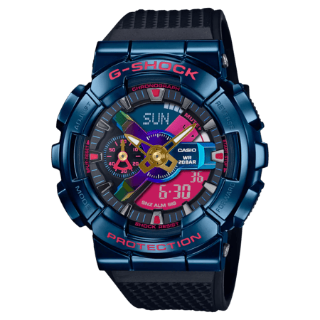 ساعة جي شوك كاسيو رجالي ازرق GM-110SN-2A