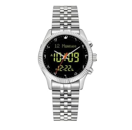 ساعة الحرمين الفاخرة HA-6109 (رجالية) 4 ألوان مقاس 42MM