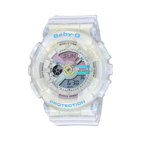 ساعة بيبي جي BA-110PL-7A2