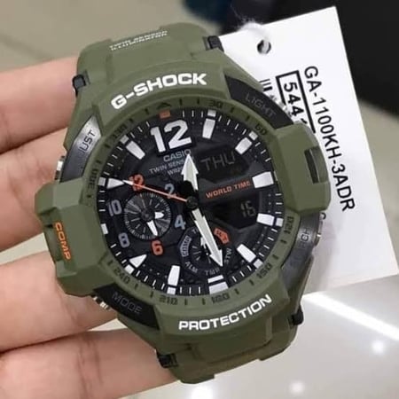 ساعة جي شوك GA-1100KH-3ADR