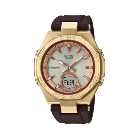 ساعة جي شوك كاسيو نحاسي MSG-B100MV-5A