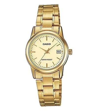 ساعة كاسيو نسائي CASIO Analog Women Formal Watch LTP-V002G-9AUDF