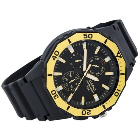 ساعة رجالية كاسيو أسود MRW-400H-9AVD