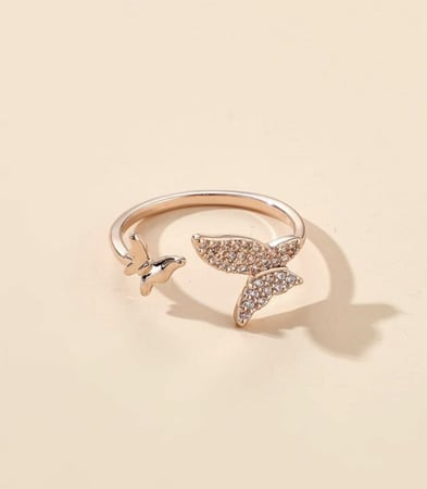 خاتم شكل فراشه