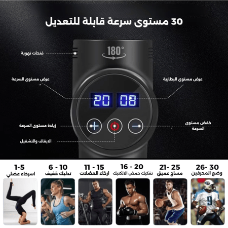 مسدس المساج المطور