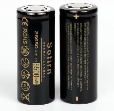 بطارية سوفيرن 26650, أفضل أنواع البطاريات, بطاريات جودة عالية