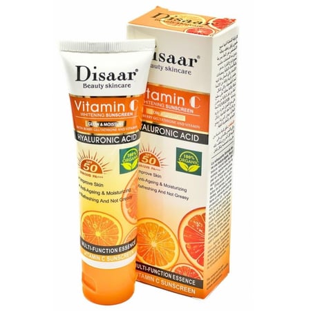 واقي الشمس لتبييض البشرة بفيتامين سي وحمض الهيالورونيك من ديزار بيوتي
