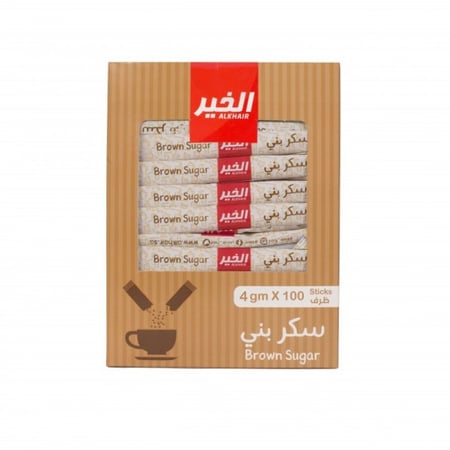 سكر بني 100 ظرف