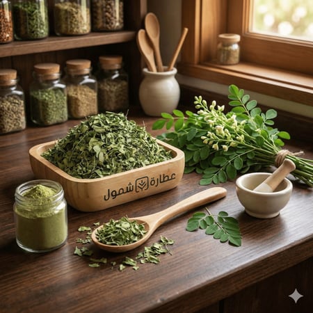 ورق المورينجا العضوي 125 جم