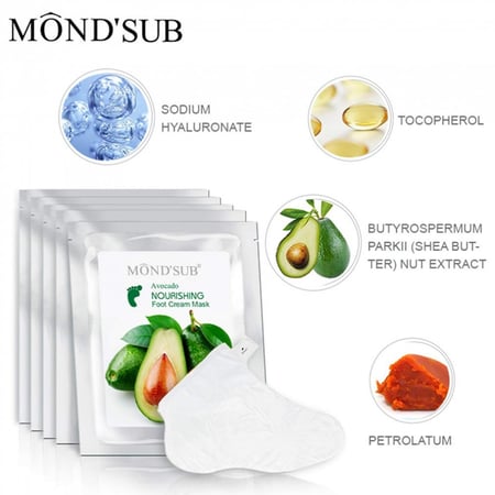 ماسك القدم ب الأفوكادو من موند ساب MOND'SUB