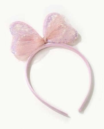 طوق أطفال بنات وردي