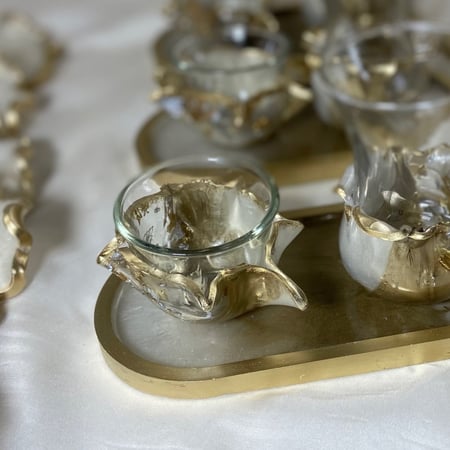 درزن 12 فنجان قهوة +تلبيسة