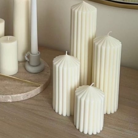 شموع الأعمده الديكورية