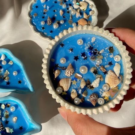 شمعة دائرية